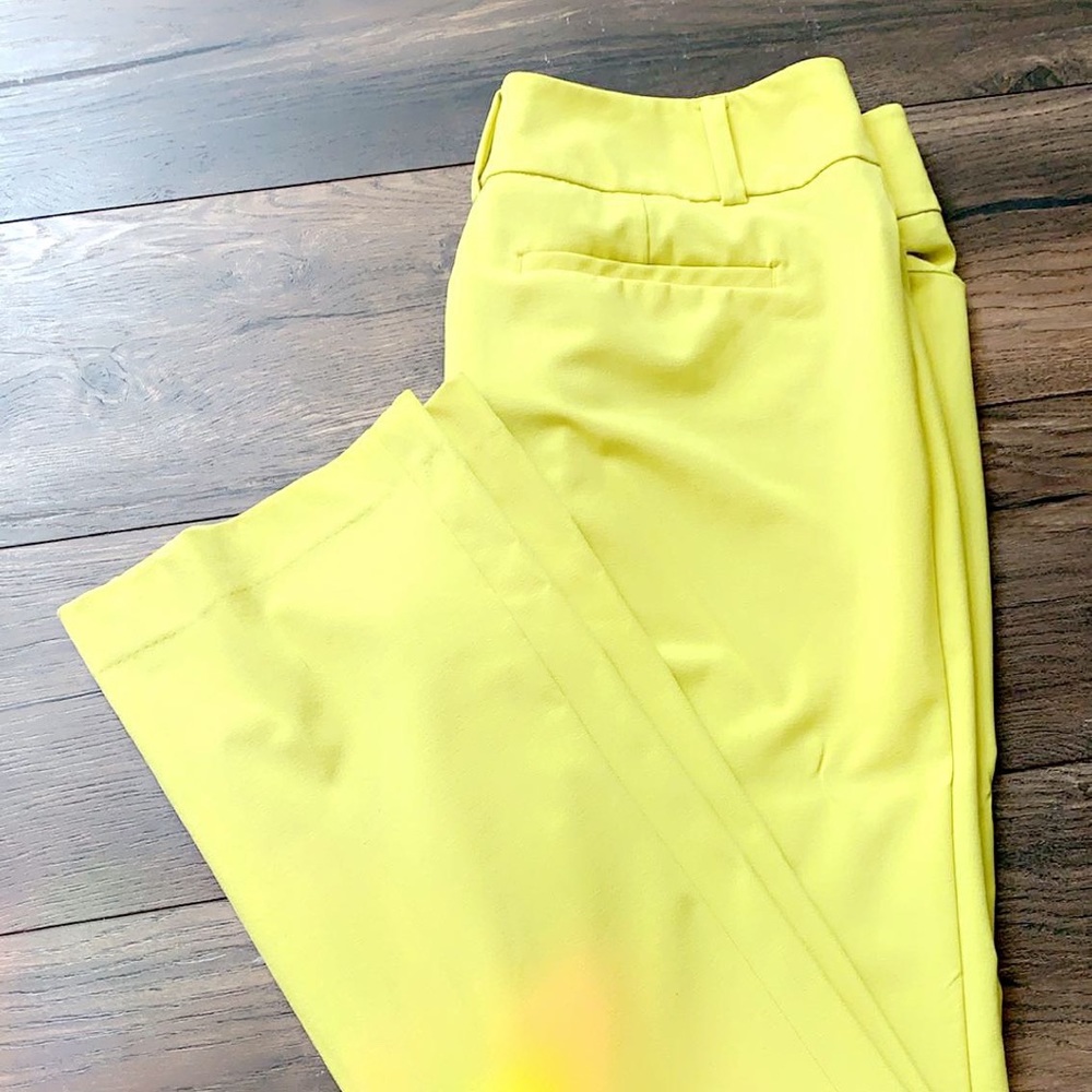 Cute yellow dress pants!